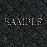 Zoy Texture [ Diamond Leather 03 ] Seamless - Black