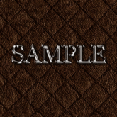 Zoy Texture [ Diamond Leather 03 ] Seamless - Dark Brown