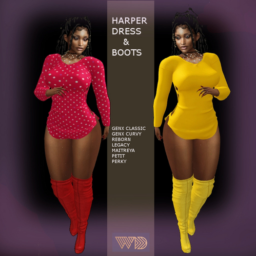 WAD DESIGNS HARPER DRESS AND BOOTS