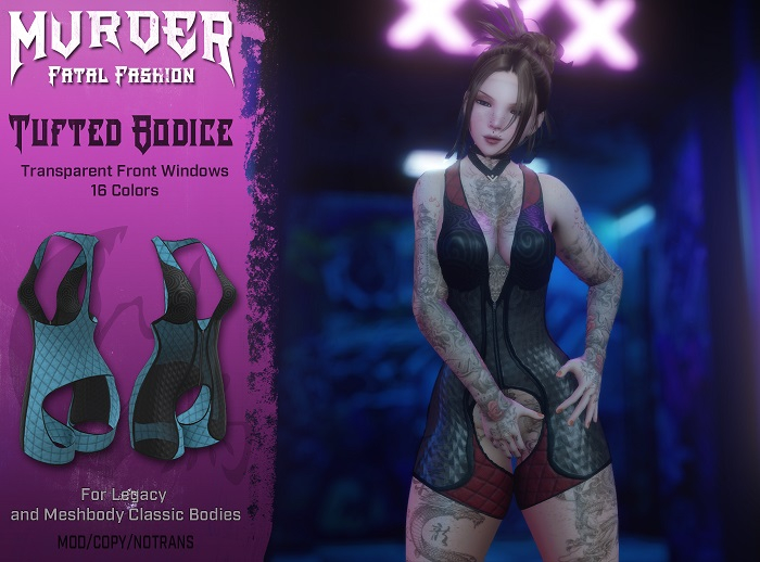 /MURDER\ Tufted Bodice