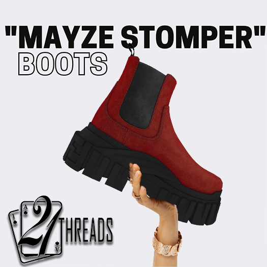 [21T]"MAYZE STOMPERS" BORDEAUX