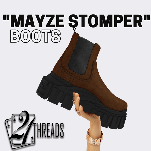 [21T]"MAYZE STOMPERS" CHOCOLATE