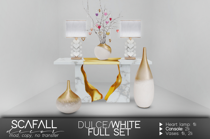 - Scafall - Dulce / Full Set White