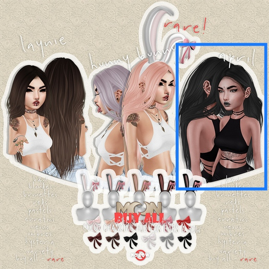 Moon. Hair // - Neons - April