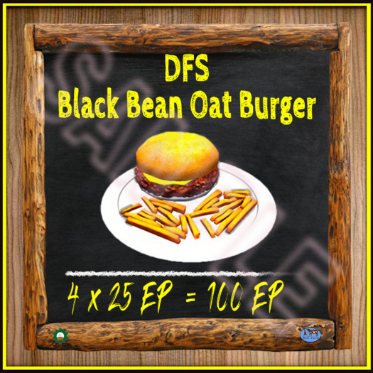 TEXTURE - DFS Black Bean Oat Burger (Full Perm)