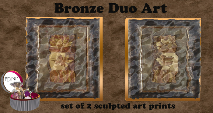 PDN: BRONZE FRAMED ART DUO BOXED