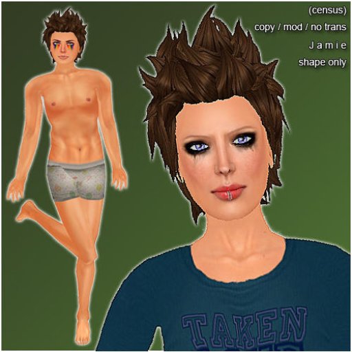 (census) Jamie Androgynous Shape