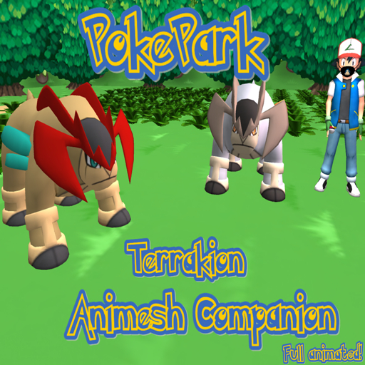 [PokePark] Animesh Terrakion Companion Normal & Shiny (BOXED)