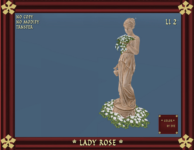 [Color by Eve] Lady Rose - white T- Box