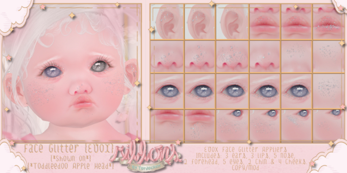 {Ribbons} Face Glitter - EvoX {Box}