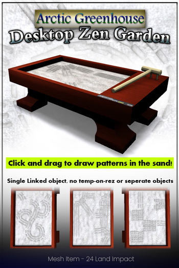 [AG] Interactive Click&Draw Desk Zen Garden v1.1