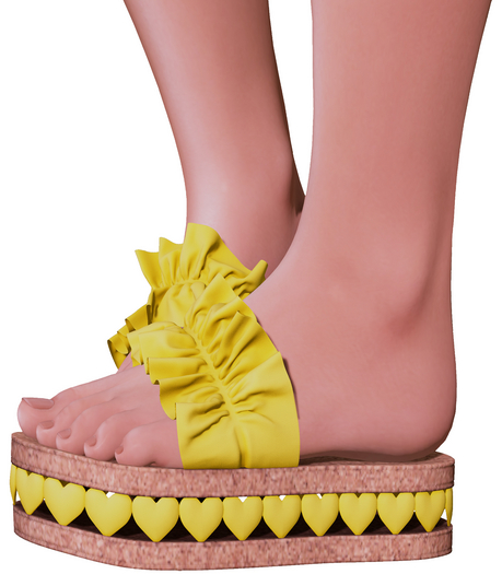 Limited Addiction - Whimsy Sandals - Yellow