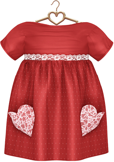 {Lula Belle} Kricket Dress - RUBY {boxed}