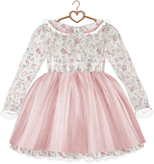 {Lula Belle} Presley Dress - ROSE [boxed]