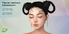 .spaceberry. face tattoo - blossom