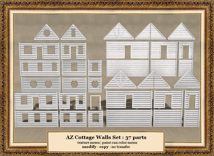 AZ Cottage Wall Set