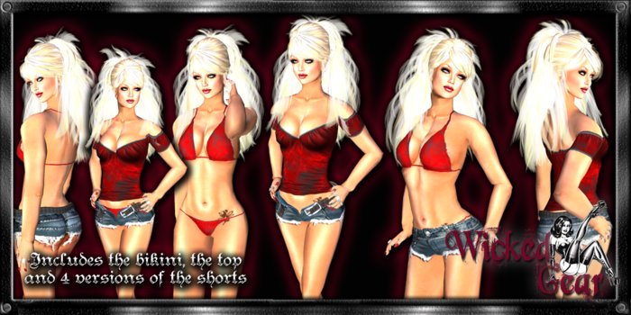 New ITEM!!! Just Released!! !WG! Wicked Shorts and Red Velvet 