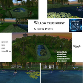 willow tree forest & duck pond-Box LI=94