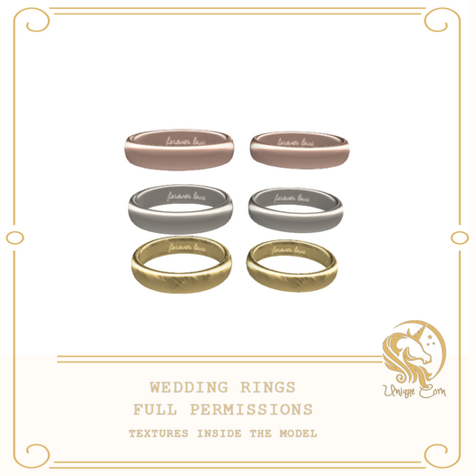 Full Perm Wedding Rings