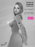 .spaceberry. space babe sleeves DEMO