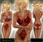 Naughty Girl red - Earth & Sky Lingerie