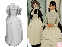 Maitreya Lara ,  fuayu Retro Nurse blue stripe