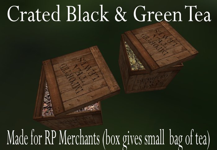 DD's Imported Tea Crates (w/give bag)