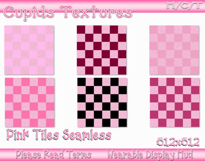 6 PINK TILES Textures