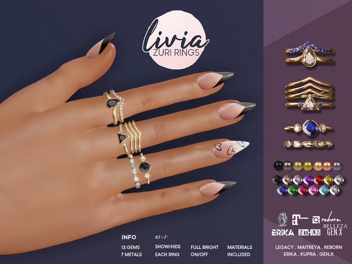 LIVIA Zuri Bento Rings