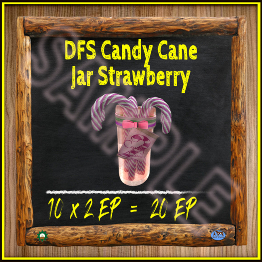 TEXTURE - DFS Candy Cane Jar Strawberry (Full Perm)
