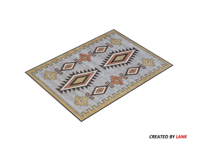 Boho Bathroom Rug FULL PERM