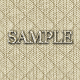 Zoy Texture [ Diamond Knitting 01 ] Seamless - Beige