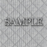 Zoy Texture [ Diamond Knitting 01 ] Seamless - Light Gray