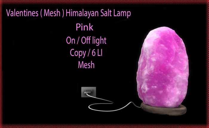 Valentines ( Mesh ) Himalayan Salt Lamp  Pink