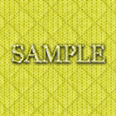 Zoy Texture [ Diamond Knitting 01 ] Seamless - Yellow