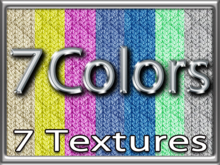 Zoy Texture [ Diamond Knitting 01 ] Seamless - 7 Colors