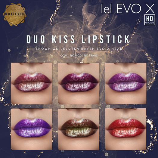 WHATEVER - DUO KISS LIPSTICK