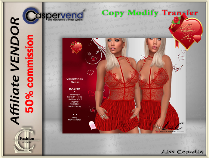 LC Affiliate Vendor [Valentine's] - Rasha [1 vendor]