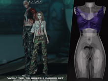 #Klubb "Avril" Top [Aubergine]