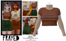 Frayed - Sadie Top - Retro