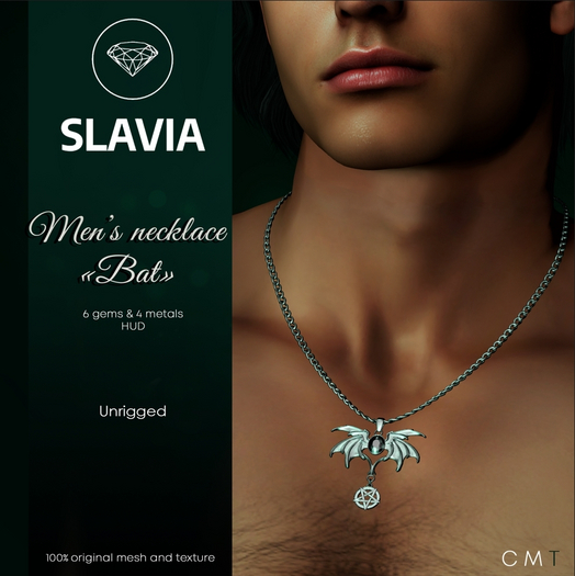 Slavia Men's Necklace "Bat"