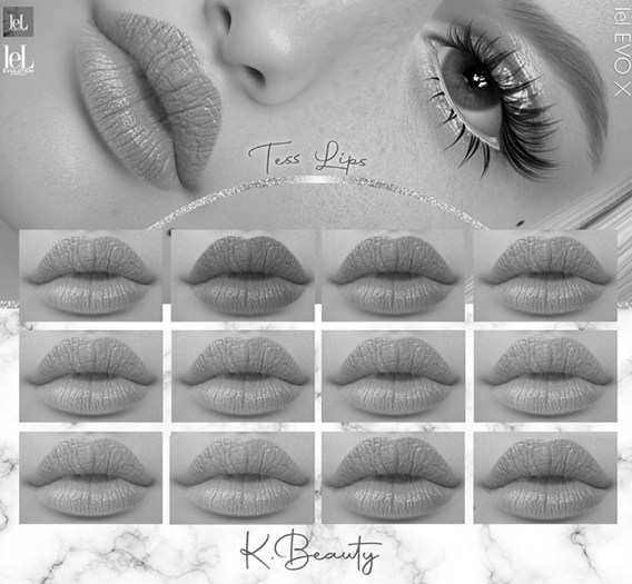 K.BEAUTY - DEMO TESS LIPS - LELUTKA EVO - EVO X