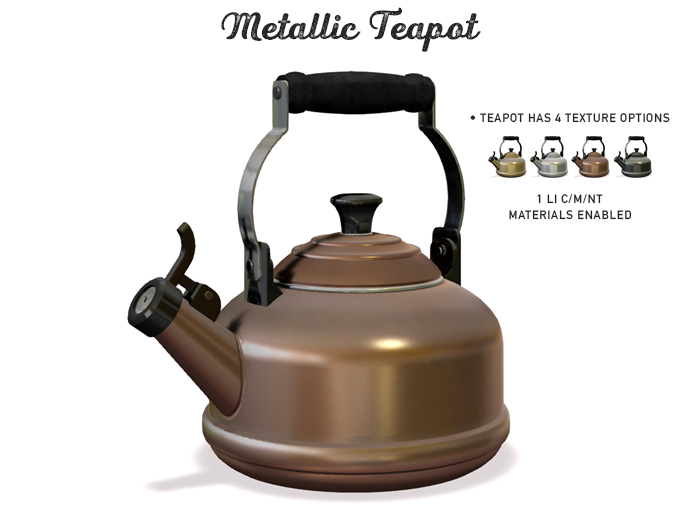 Muniick Metallic Teapot