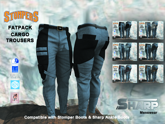 Sharp Cargo  jean leather FATPACK