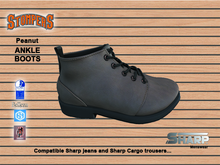 SHARP Ankle Boots peanut