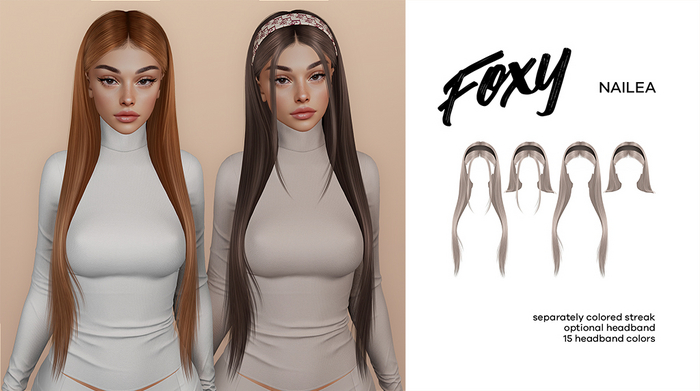 Foxy - Nailea Hair (Red)
