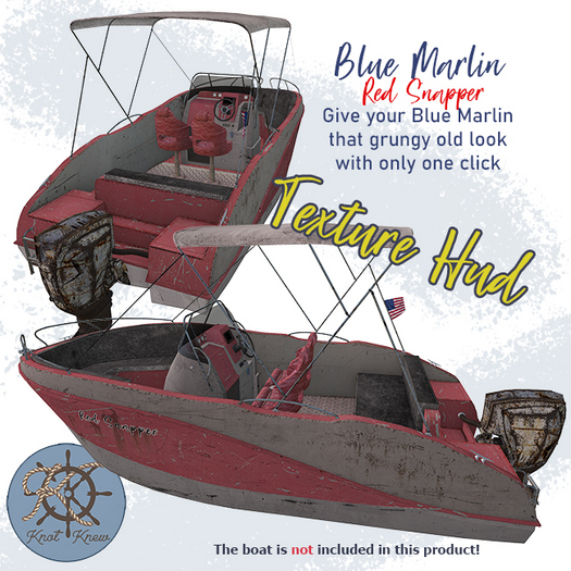 Second Life Marketplace - TMS - Blue Marlin - Red Snapper Texture Hud