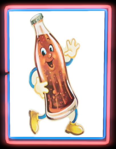 Soda Man neon sign
