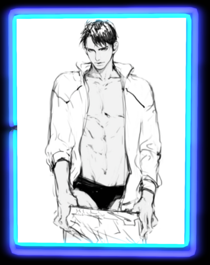 Guy neon sign
