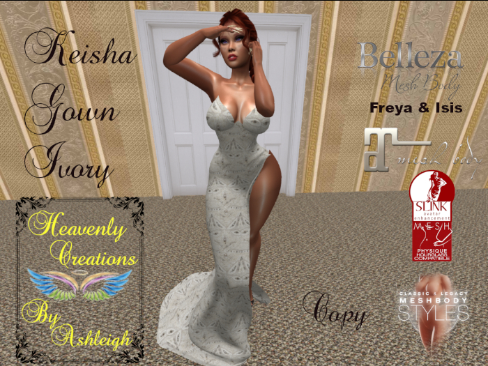 Keisha Gown Ivory